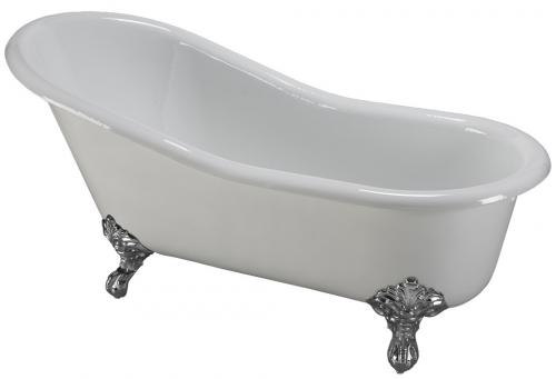Bathtub - Versailles white cast iron 154 imperial - old style - oldschool style - vintage