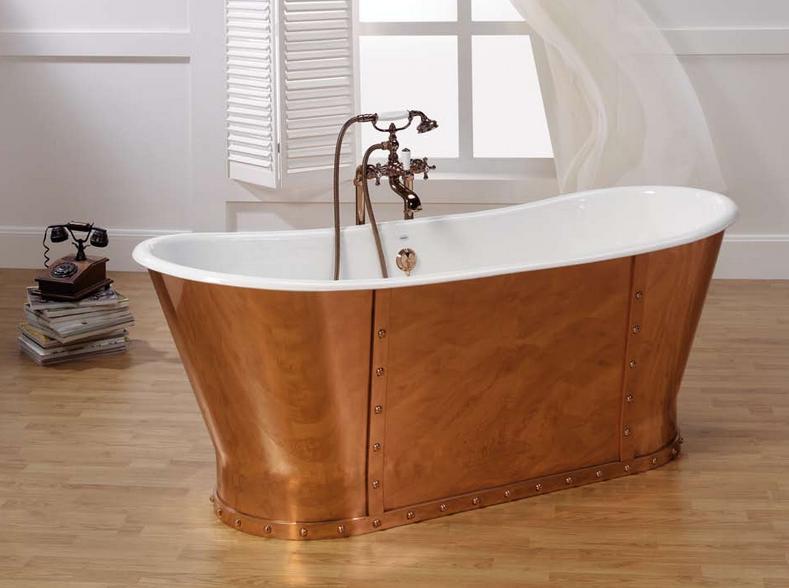 Bathtub - Eiffel Copper - oldschool style - vintage interior - old style