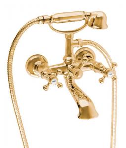 Bath tub shower mixer kit - Kensington brass