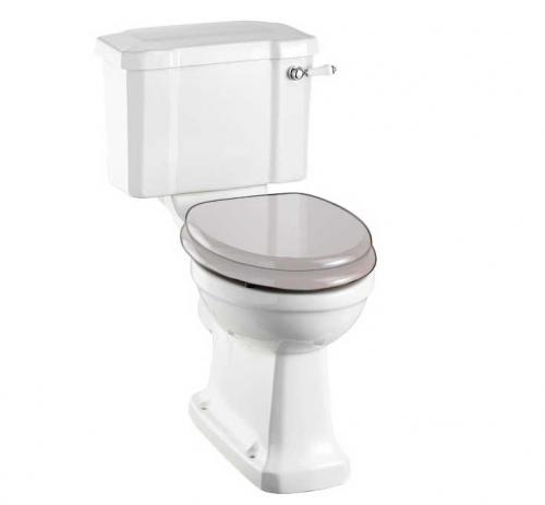 WC – Burlington-Toilette, schmaler Spülkasten