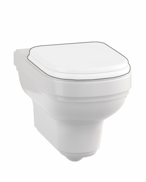 WC - Riviera vägghängd toalett - utan sits