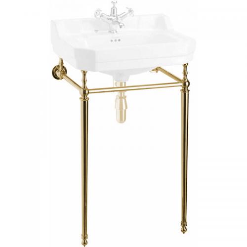 Burlington brass stand for 56 cm rectangular washbasin