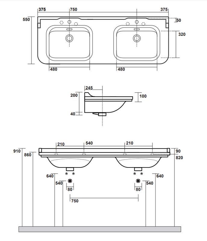 Dobbel Servant 150 Cm () Dobbel Servant 150 Cm