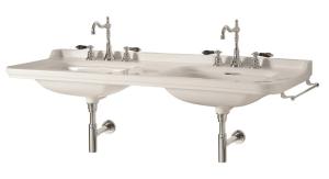 Håndvask Art Deco - Dobbelt 150 cm