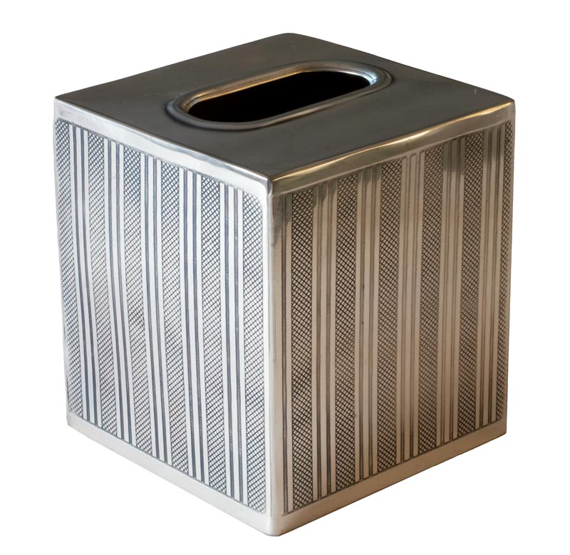 Näsdukslåda Montmartre - Antik nickel