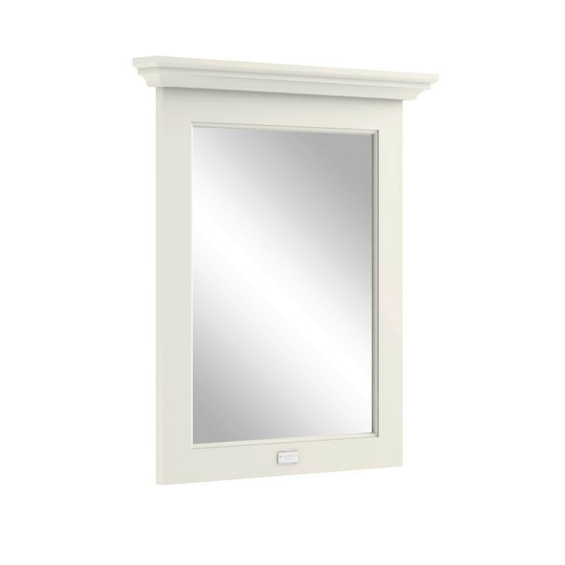 Mirror with Crown Molding - Bayswater 60 cm white