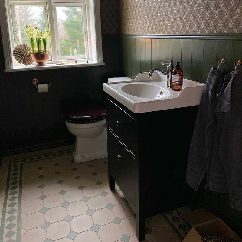 Toalettrullholder - Messing - arvestykke - gammeldags dekor - klassisk stil - retro