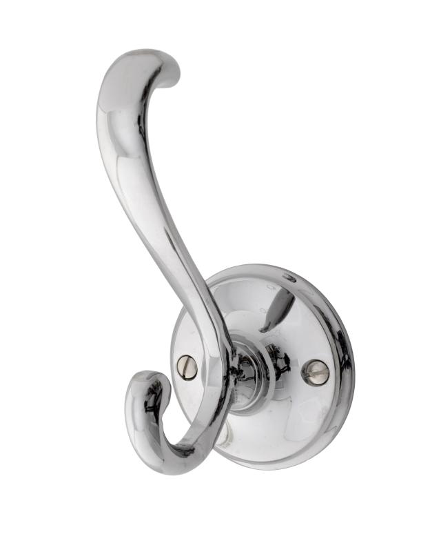 Clothes hook - Double chrome