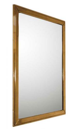 Bathroom mirror - Brass 53 x 40 cm