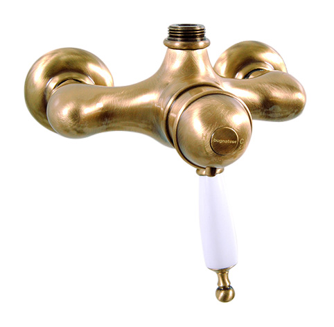 Shower mixer - Oxford with thermostat, bronze