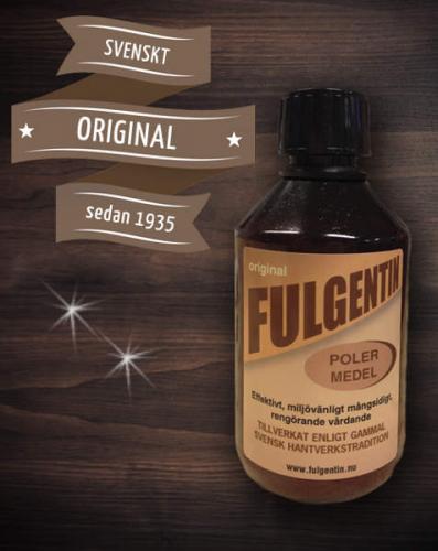 Fulgentin - Rengörings- & polérmedel 250 ml - sekelskifte - gammaldags inredning - retro