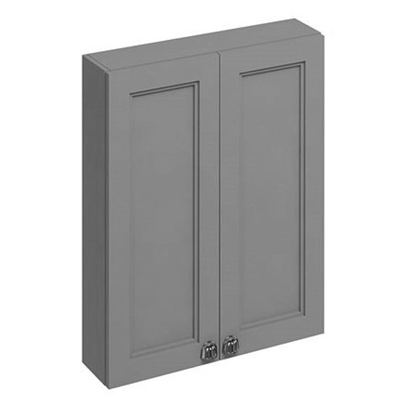 Double-Door Bathroom Wall Unit - Burlington, Gray