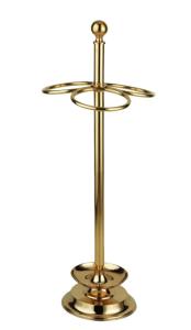 Umbrella Stand - Brass, Round, - 19 x 80 cm (7.48 x 31.5 in.)