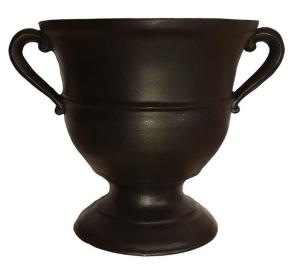 Cast Iron Urn - Jugend Style, with Handle