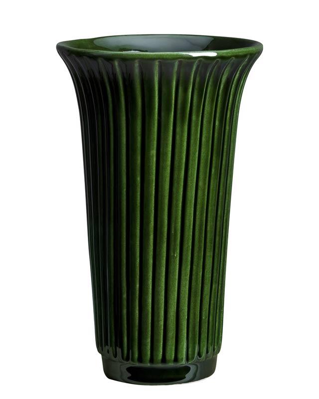 Bergs Potter Art Deco Vase - Green 12 cm (4.72 in.)