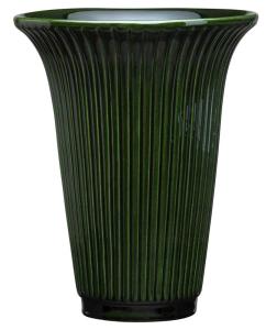 Vase 1920 - Grønn 20 cm - arvestykke - gammeldags dekor - klassisk stil - retro - sekelskifte