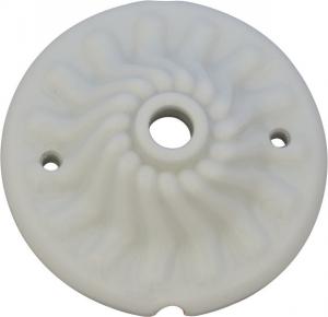 Loftsdåse porcelæn - Lamperoset 100 mm