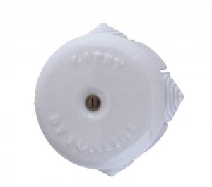 Connection box - White porcelain 72 mm