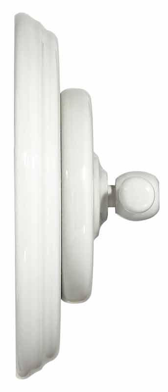 Old style rotary switch - White porcelain white knob