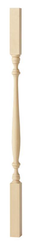 Svarvad stolpe - Furu 910 x 40 mm - sekelskifte - gammaldags inredning - retro - klassisk stil