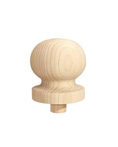 Newel post top ball - 90 x 80 mm (3.5 x 3.1 in.)