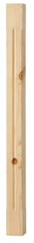 Spårad stolpe - Räckespelare 900 x 65 mm furu - sekelskifte - gammaldags stil - klassisk inredning - gammal stil