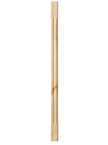 Stolpe sporfrest - Rekkverksstolpe 910 x 40 mm - arvestykke - gammeldags dekor - klassisk stil - retro
