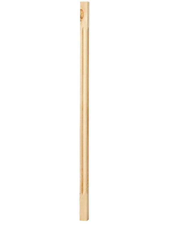 Stolpe sporfrest - Rekkverksstolpe 910 x 32 mm - arvestykke - gammeldags dekor - klassisk stil - retro