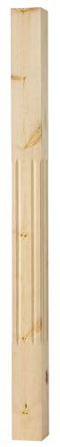 Stair baluster - 1180 x 85 mm pinewood - old fashioned - old style - vintage interior - retro - classic interior