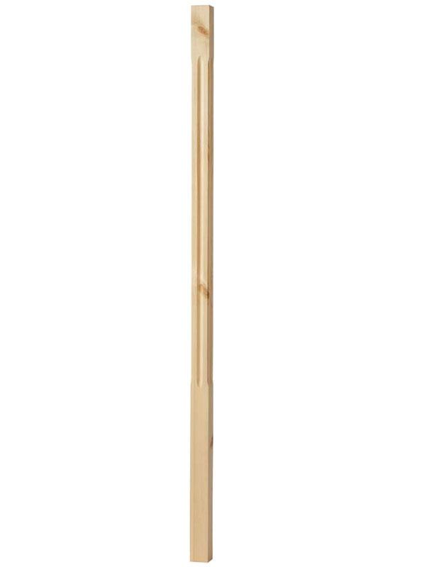 Stair baluster - 118 x 40 mm pinewood