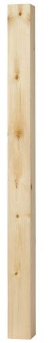 Wood post - Square pillar 85 x 85 x 1180 mm pine