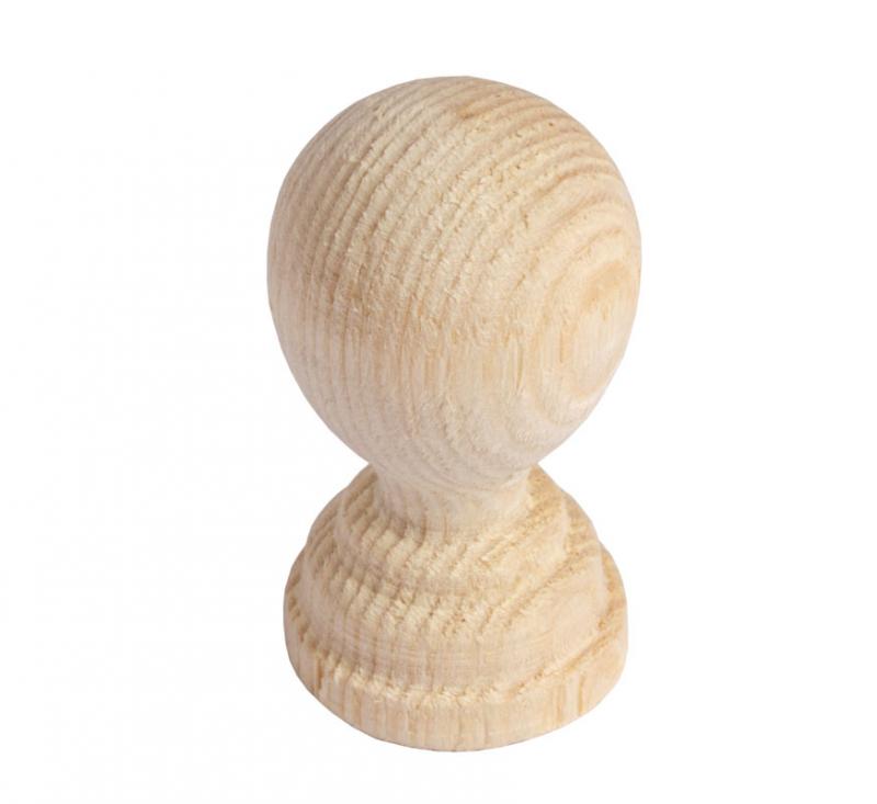 Wood Turned Knob - 20 mm (0.78 in.)