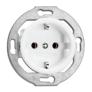 Socket Outlet  - Single porcelain - old style - classic interior - oldschool style