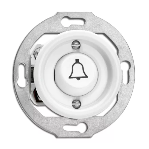 Round light switch without frame - Doorbell rocker button
