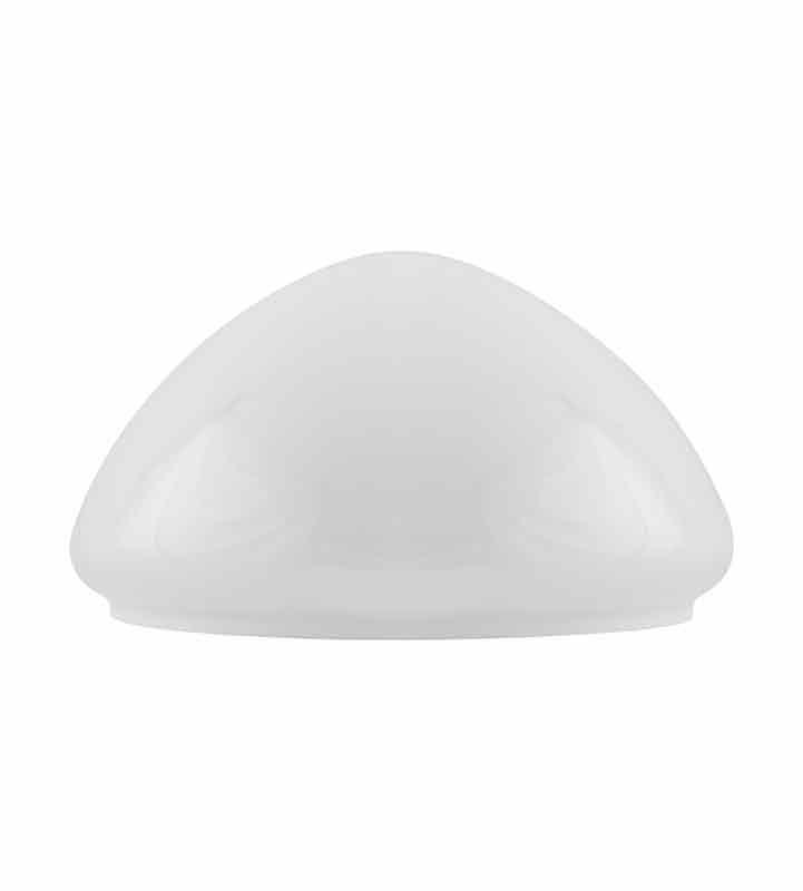 Bordlampeskærm med spids (f235/hvid)