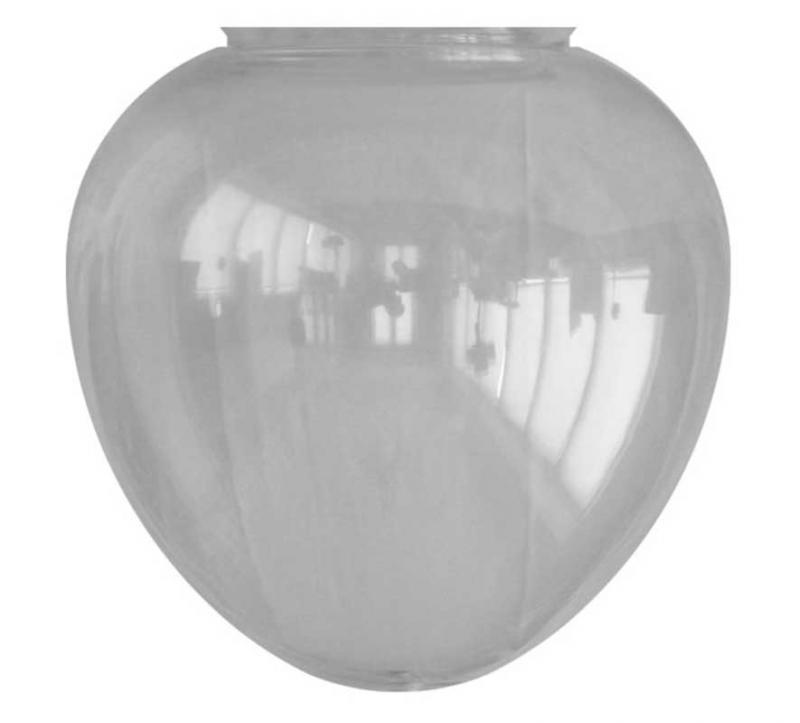 Lampenschirm in Tropfenform (f200/Klarglas)