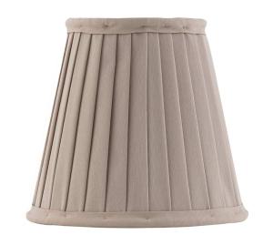 Fabric Shade 13 (Pleated / Beige / Clamp)