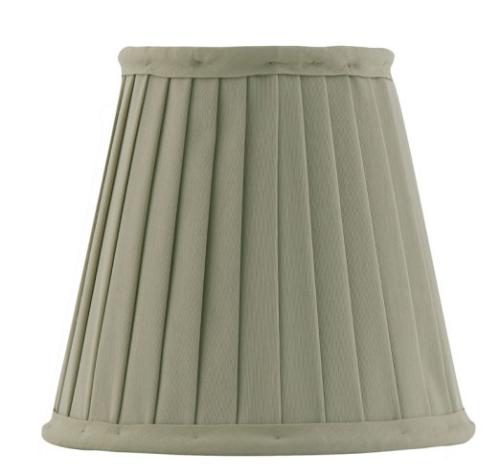 Fabric Shade 13 (Pleated/Olive/Clamp)