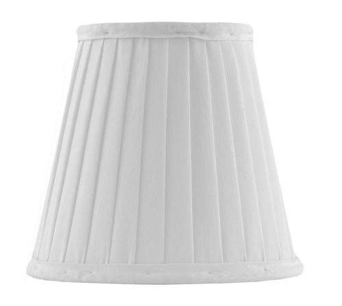 Fabric Shade 13 (Pleated/White/Clamp)