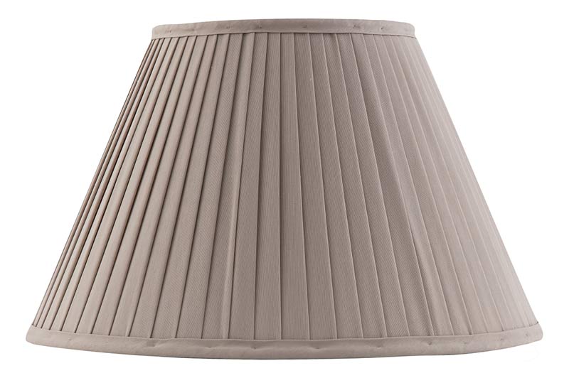 Fabric Shade 30 (Pleated/Beige/Ring)