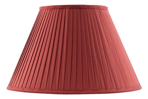 Fabric Shade 30 (Pleated / Red / Ring)