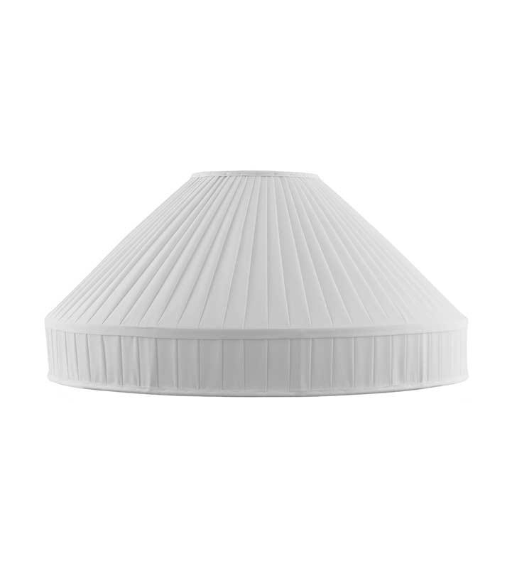 Fabric Shade 50 (Pleated/White/Ring)