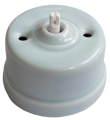 Switch - Two-way switch light blue porcelain surface mounted