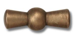 Drehknopf für Schalter – Bronze mit bronzierten Schrauben