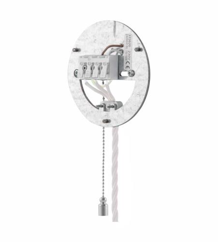 Wall plate with pull switch - nickel