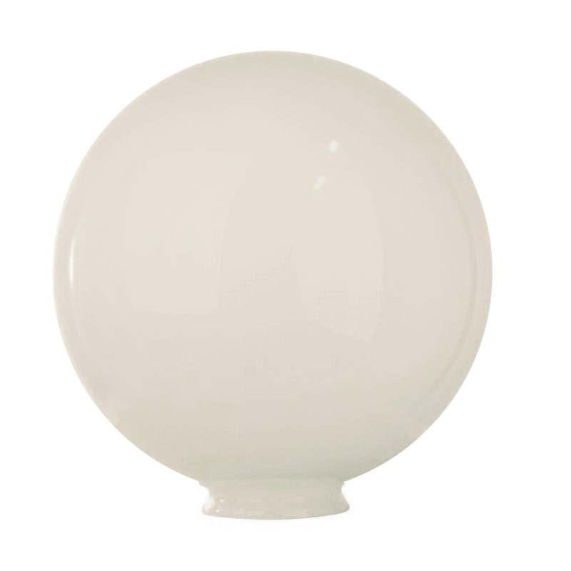 Glass Globe - Opal White 250/100 (9.84/3.94 in.)