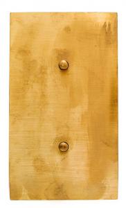 Light Switch - More Series - Brass - Double Push Button