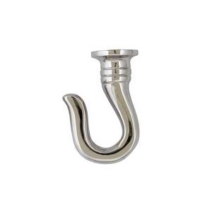 Large ceiling hook - Nickel, without screw