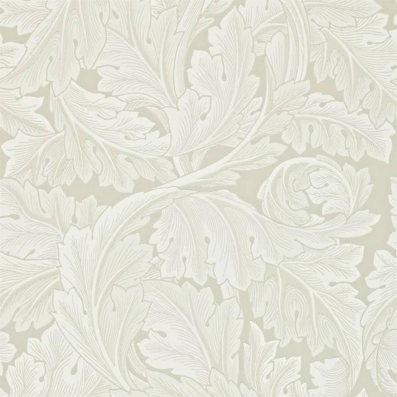 William Morris & Co. Tapet - Acanthus Chalk - gammaldags tapet med löv - arvestykke - gammeldags dekor - klassisk stil - retro - sekelskifte