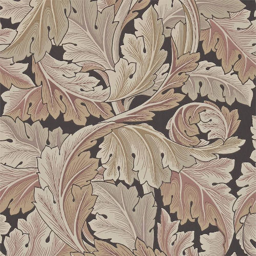 William Morris & Co. Tapet - Acanthus Terracotta - gammaldags inredning - klassisk stil - retro - sekelskifte